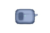 Mobil - Andet Tilbehør - AmazingThing Titan Pro Mag Case Clear for AirPods Pro 3 - Blue - APRO3TPBU