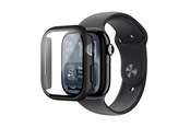 Smartwatch - Tilbehør - AmazingThing Radix Glass Screen Protector with Case for Apple Watch Series 11 46mm - Black - AIW46RBK