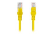 Netværkskabel - Lanberg patch cable - yellow RAL 1016 - Gul - PCU6-20CC-0300-Y