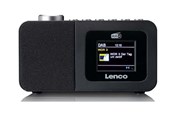 DAB, netværks- og clockradio - Lenco CR-625BK - DAB radio - DAB/DAB+/FM - Sort - CR-625BK