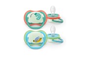 Baby Udstyr - Philips Avent Ultra Air Nighttime SCF376 - pacifier set - 2 pcs - SCF376/28