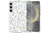 Mobil - Covers & Cases - Tech-Protect FlexAir Case for Samsung Galaxy S25 - Daisies with Leaves - 5906302360444