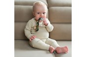 Baby Udstyr - Akuku The soother band with clip LEAFS - A0583