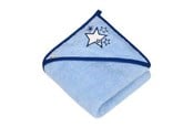 Baby Udstyr - Akuku Baby hooded towel 100x100 cm / blue - A0663