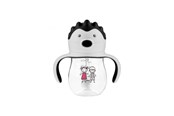 Baby Udstyr - Akuku Non-spill training cup with weighted straw GREY - A0034