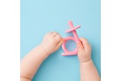 Baby Udstyr - Akuku Silicone teether/toothbrush SNAIL_pink - A0115
