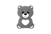 Baby Udstyr - Akuku Silicone teether BEAR - A0460