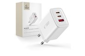 Mobil - Adaptere & Opladere - Tech-Protect NCA65W-GAN AC Charger 3-Ports 65W - White - 5906302336074