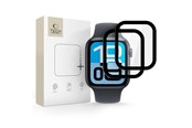 Mobil - Beskyttelsesglas - Tech-Protect  Glass Flex+ 2-pack for Apple Watch 44mm - Black - 5906302336098