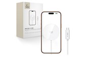 Mobil - Adaptere & Opladere - Tech-Protect A50 MagSafe 25W QI2.2 Wireless Charger - White - 5906302339389