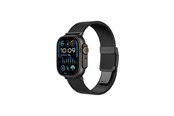 Smartwatch - Tilbehør - AmazingThing Titan Premium Metal Band for AppleWatch 38/40/41/42/44/45/46/49 mm - Black - TSL46BK