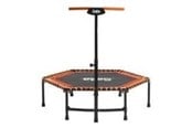 Trampolin - Orange Fitness trampolin med håndtag, orange - 805-556