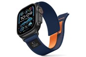 Smartwatch - Tilbehør - Tech-Protect Nylon Elite Strap for Apple Watch 44 / 45 / 46 / 49 mm - Navy Orange - 5906302339952