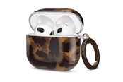 Mobil - Covers & Cases - Tech-Protect Lamano Case for AirPods 4 - Brown and Black - 5906302352517