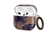 Mobil - Covers & Cases - Tech-Protect  Lamano Case for AirPods 4 - Brown & Purple - 5906302352524