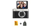 Kamera - KODAK Pixpro Friendly Zoom C1 Black + Dongle - Compact Digital Camera - C1BK3 Black