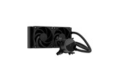 CPU Køler - Fractal Design Radius 240 Black - CPU Vandkøling - Max 30 dBA - FD-W-RA1-2401