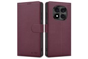 Mobil - Covers & Cases - Tech-Protect Wallet Case for Xiaomi Redmi Note 15 Pro 5G - Burgundy - 5906302352913