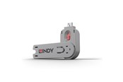 Systemtilbehør (kølepasta mv.) - Lindy USB A Port Blocker Key Pink for No. 40450 and 40460 - 40620