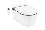 Toiletter, sæder, bideter og reservedele - Hansgrohe LavaPura Element S væghængt douchetoilet kompletsæt AquaHelix Flush, SmartClean, HygieneEf - 63021450