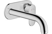 Blandingsbatterier og armaturer - Hansgrohe Vernis Blend 1-grebs håndvaskarmatur til 2-huls indbygning i væg med 20,5 cm tud krom - 71576000
