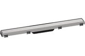 Afløb - Hansgrohe RainDrain Match kappesæt til flise bruseafløb 700 mm med højdejusterbar ramme børstet rust - 56037800