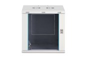 Rack skabe - DIGITUS DN-37108 - 12U Wall-Mounted Cabinet | 600x450mm | Glass Door | Unmounted - DN-37108