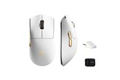 Mus - MCHOSE K7 Ultra Lightweight Wireless (White Gold) - Gaming Mus - Optisk - 5 knapper - Hvid - HW-K7-11