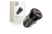 Mobil - Adaptere & Opladere - Tech-Protect CC03 45W Car Charger 2-Ports USB-A / USB-C - Black - 5906302361656