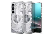 Mobil - Covers & Cases - Spigen Ultra Hybrid Mag MagSafe Case for Samsung Galaxy S26 Zero One - Clear and White - 29404-0