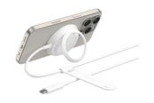Mobil - Adaptere & Opladere - Belkin UltraCharge 25w Qi2 Pad with kickstand - White - WIA014KQWH