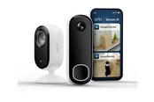 Netværkskamera - Arlo Essential 3 - Essential Outdoor & Doorbell Security Kit - network surveillance camera - with Video Doorbell HD - BUN3070-3001EUS
