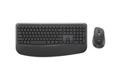 Tastatur - Logitech Signature Comfort Plus Combo MK880 for Business - Tastatur & Mus sæt - Engelsk - Grå - 920-014051