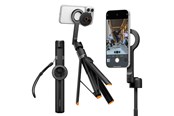 Mobil - Andet Tilbehør - Spigen S582W Tripod Bluetooth Selfie Stick (Mag Fit+) - Black - AMP11372