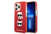 Mobil - Covers & Cases - Karl Lagerfeld Karl&Choupette Head Case for iPhone 13 Pro / iPhone 13 - Red - 3666339048709