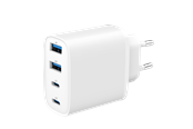 Mobil - Adaptere & Opladere - Gembird 4-port 40 W GaN USB fast charger - TA-UC-2A2C-PD40-01-W