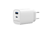 Mobil - Adaptere & Opladere - Gembird 2-port 30 W USB fast charger - TA-UC-1A1C-PD30-01-W