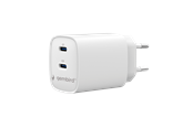 Mobil - Adaptere & Opladere - Gembird 2-port 45 W USB fast charger - TA-UC-2C-PD45-01-W