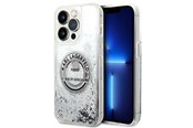 Mobil - Covers & Cases - Karl Lagerfeld KLHCP14LLCRSGRS iPhone 14 Pro 6.1 "silver / silver hardcase Liquid Glitter RSG - 3666339085902
