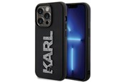 Mobil - Covers & Cases - Karl Lagerfeld 3D Rubber Glitter Logo case for iPhone 15 Pro Max - black - 3666339166625