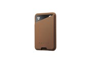 Mobil - Andet Tilbehør - Mujjo Magsafe Leather Card Wallet - Dark Tan - MUJJO-WA-001-DT