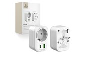Mobil - Adaptere & Opladere - Tech-Protect TA100 UK Adapter - White - 5906302368525
