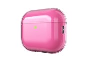 Mobil - Andet Tilbehør - KeyBudz Jelly Series Transparent Case for AirPods Pro 3rd Gen - Neon pink - APP3_S10_NPK