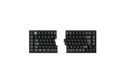 Tastatur - Keychron Q11 Ultra 75% Split 8K Wireless Tri-Mode - POM Brown - Gaming Tastatur - Uden Numpad - Nordisk - Sort - Q11U-M3-BO