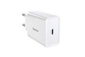 Mobil - Adaptere & Opladere - Baseus Speed Mini Quick Charger USB-C PD 3A 20W - White - CCFS-SN02