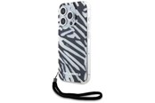 Mobil - Covers & Cases - Karl Lagerfeld IML Zebra Pattern & Cord case for iPhone 15 Pro Max - black - 3666339287290