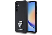 Mobil - Covers & Cases - Karl Lagerfeld Saffiano Karl&Choupette Pin case for Samsung Galaxy A35 - black - 3666339259464