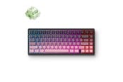Tastatur - MCHOSE G75 Pro Wireless Gasket Mounted (Black Pink - Matcha Latte Switch V2) - Gaming Tastatur - Uden Numpad - Amerikansk engelsk - Pink - G75-16A