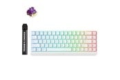 Tastatur - MCHOSE Ace 68 TTC Dragon Lord Hall Effect Magnetic - Gaming Tastatur - Uden Numpad - Amerikansk engelsk - Hvid - HW-Ace68-32