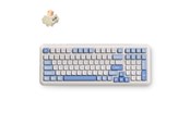 Tastatur - MCHOSE K99 V3 Wireless Mechanical (Sky Blue) - Gaming Tastatur - Amerikansk engelsk - Hvid - HW-K99V3-2
